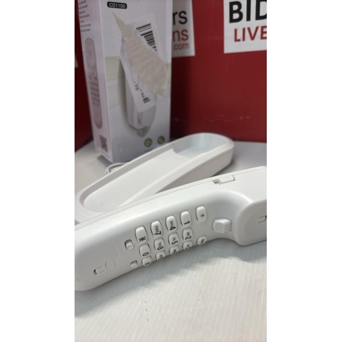 9053 - VTECH CD1100 TRIMSTYLE CORDED HOME PHONE.NO AC POWER REQUIRED,LANDLINE PHONE WITH LAST NUMBER REDIAL... 