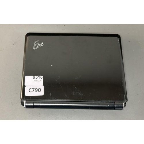 9059 - LAPTOP ASUS EEE PC 901/ 1GB RAM/ BLACK/ HD REMOVED/ ONE KEYBOARD KEY MISSING