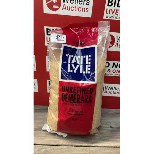 2011 - TATE & LYLE UNREFINED DEERARA PURE CANE SUGAR / 3KG