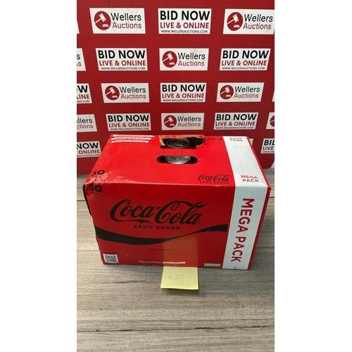 2030 - X30 CANS OF COCA-COLA ZERO SUGAR