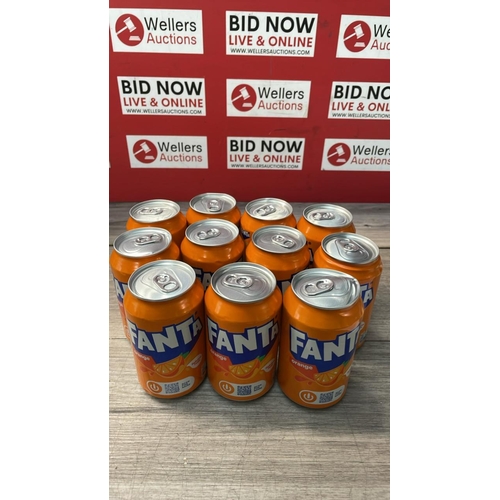 2034 - X11 CANS OF FANTA ORANGE