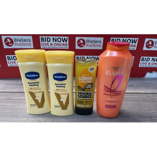 2044 - X4 INCL. L'OREAL, VASELINE & ORIGINAL SOURCE