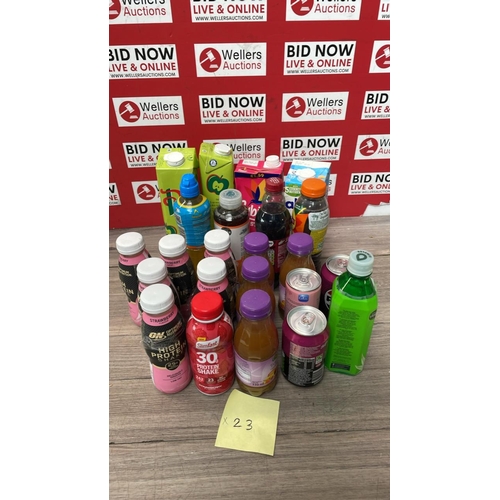 2138 - SOFT DRINKS INCL. PROTEIN SHAKES AND MORE