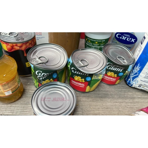 2153 - FOOD SELECTION INCL. FUEL, PEANUT BUTTER, SUGAR & MORE