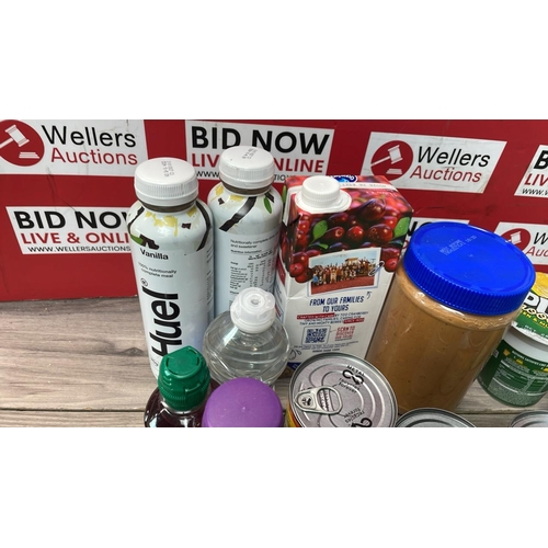 2153 - FOOD SELECTION INCL. FUEL, PEANUT BUTTER, SUGAR & MORE