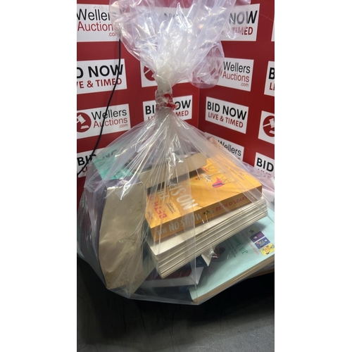 1041 - BAG OF PRE OWNED AND NEW BOOKS (CHILDRENS AND ADULTS) INC BETH O LEARY THE NO-SHOW