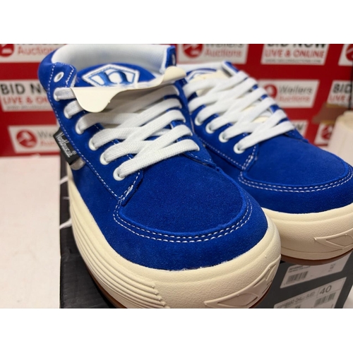 1050 - GENTS NORTHWAVE ESPRESSO CHILLI SUEDE HIGH TOP TRAINER / SIZE 40