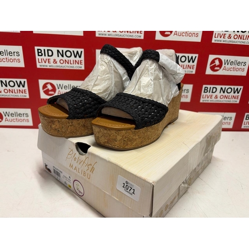 1071 - LADIES NEW BLOWFISH MALIBU BLACK SUEDE/ UK 6