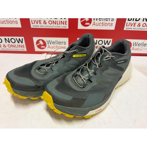 1091 - GENTS PRE OWNED SALOMON SENSE RIDE 3 TRAINER / UK 8