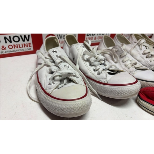 1108 - ASSORTED PRE OWNED CONVERSE BUNDLE / MIXED SIZES