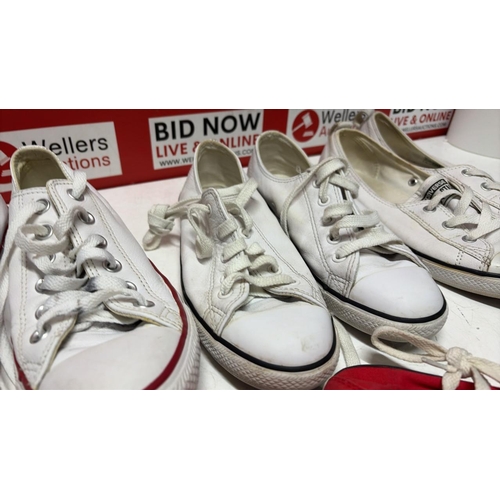 1108 - ASSORTED PRE OWNED CONVERSE BUNDLE / MIXED SIZES