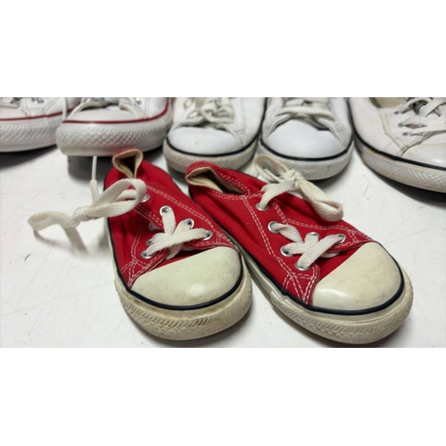 1108 - ASSORTED PRE OWNED CONVERSE BUNDLE / MIXED SIZES