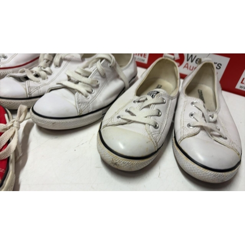 1108 - ASSORTED PRE OWNED CONVERSE BUNDLE / MIXED SIZES