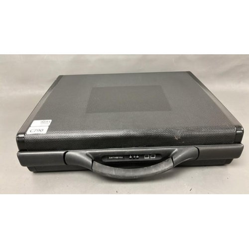 9891 - X1 SAMSONITE FOCUS III ATTACHE BRIEFCASE -BLACK