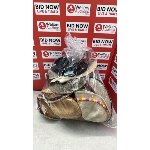 4496 - BAG OF SUMMER HATS
