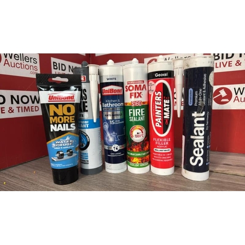 9129 - X5 ASSORTED SEALANTS INCL. UNI-BONE AND MORE [51]