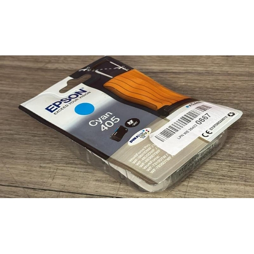 9147 - EPSON CYAN 405 PRINTER INK / SEALED [51]