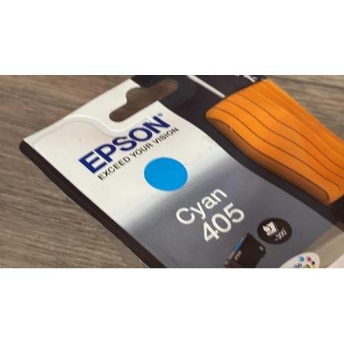 9147 - EPSON CYAN 405 PRINTER INK / SEALED [51]