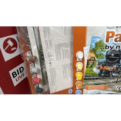 9167 - X4 ROYAL & LANGNICKEL PAINT BY NUMBERS SETS [51]