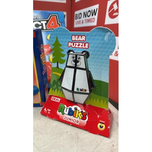9216 - GAMES INC. LUDO, CONNECT4, THEORY TEST CARDS AND RUBIX JUNIOR [51]