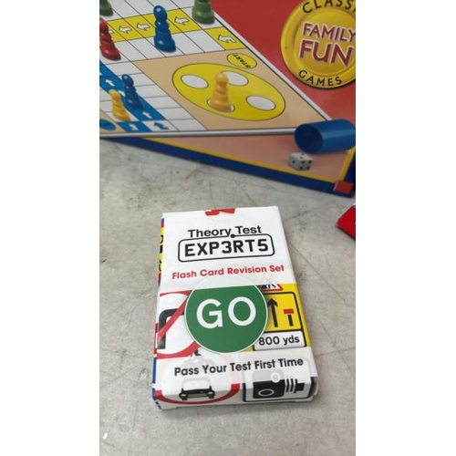 9216 - GAMES INC. LUDO, CONNECT4, THEORY TEST CARDS AND RUBIX JUNIOR [51]