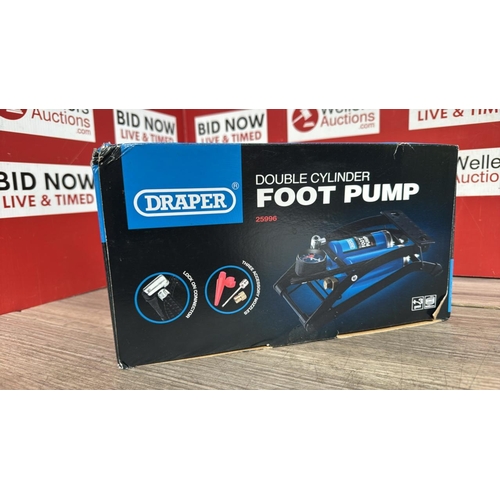 9014 - DRAPER DOUBLE CYLINDER FOOT PUMP [51]
