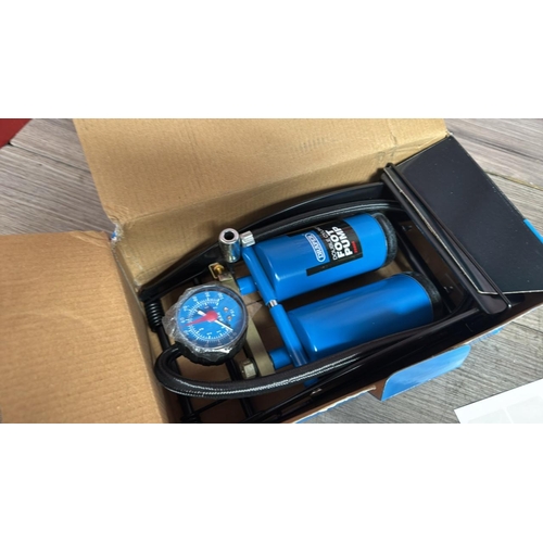 9014 - DRAPER DOUBLE CYLINDER FOOT PUMP [51]