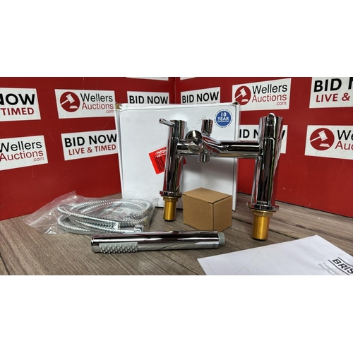 9017 - BRISTAN BLITZ BATHROOM MIXER TAP WITH SHOWER HEAD & HOSE [51]
