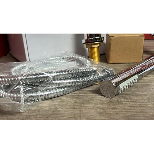 9017 - BRISTAN BLITZ BATHROOM MIXER TAP WITH SHOWER HEAD & HOSE [51]