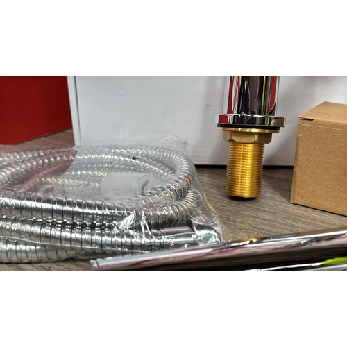 9017 - BRISTAN BLITZ BATHROOM MIXER TAP WITH SHOWER HEAD & HOSE [51]