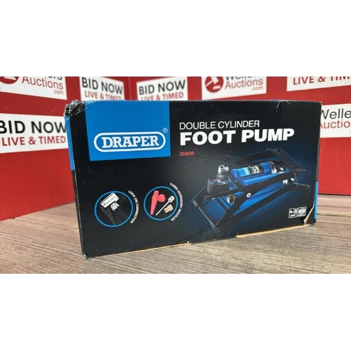 9014 - DRAPER DOUBLE CYLINDER FOOT PUMP [51]