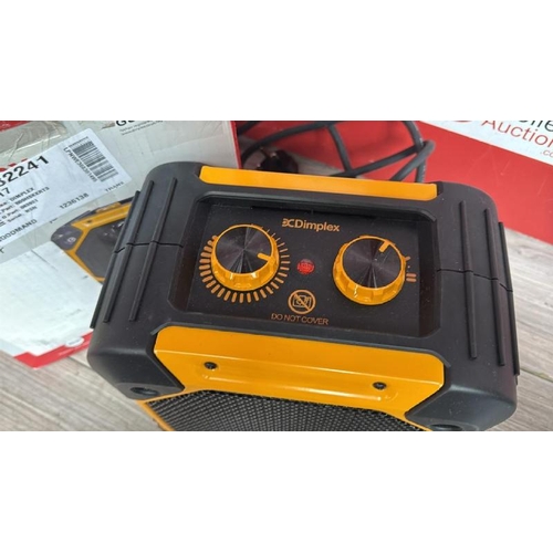 9028 - DIMPLEX RUGGED 3KW WORKTOP FAN HEATER [51]