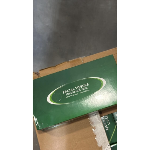 7423 - BRAND NEW BOX OF SWAY ECO FACIAL TISSUES 30 BOXES