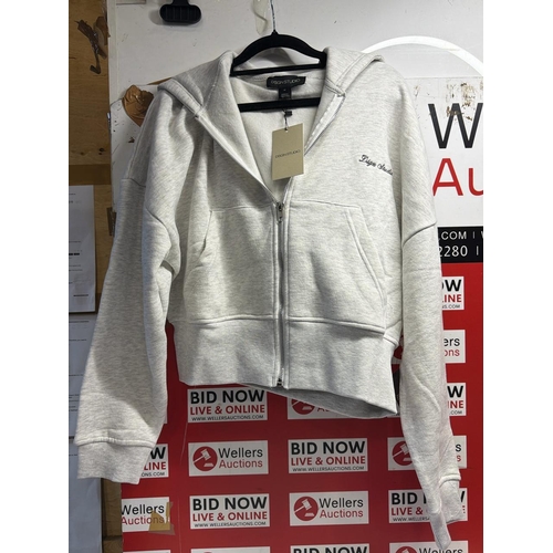 7246 - LADIES NEW DESIGN STUDIO ZIP THROUGH HOODIE / SIZE M