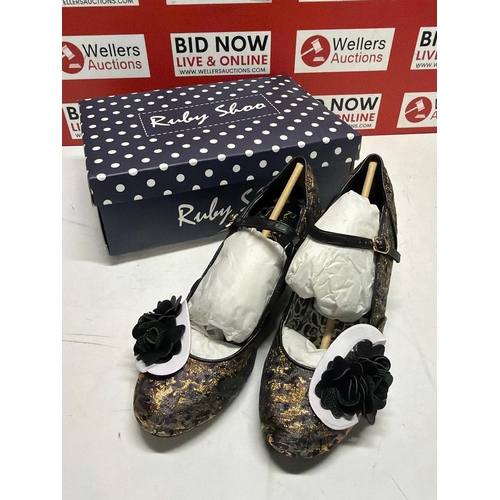 7269 - LADIES NEW RUBY SHOO BLOCK HEEL SHOES / SIZE 7