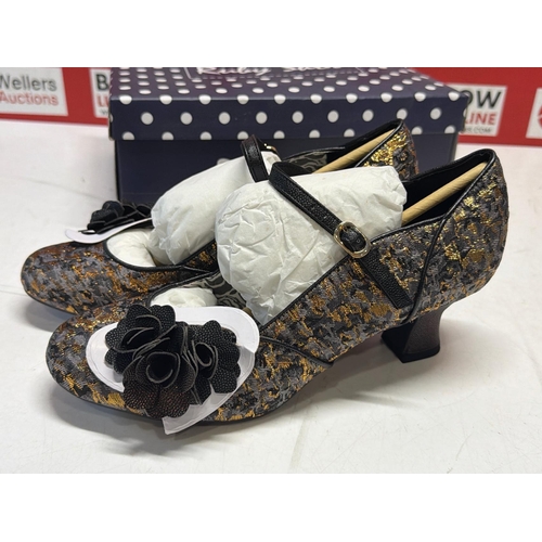 7269 - LADIES NEW RUBY SHOO BLOCK HEEL SHOES / SIZE 7