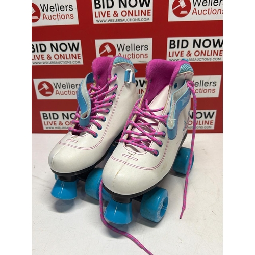 7297 - CHILDRENS PRE-OWNED SFR ROLLER SKATES / SIZE 5