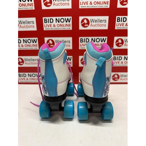 7297 - CHILDRENS PRE-OWNED SFR ROLLER SKATES / SIZE 5