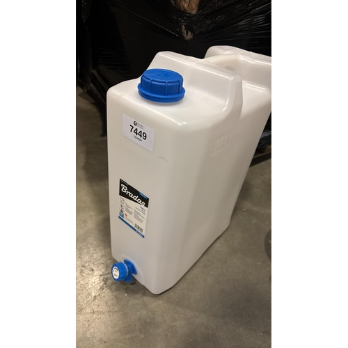 7449 - BRADAS 20L WATER CANISTER