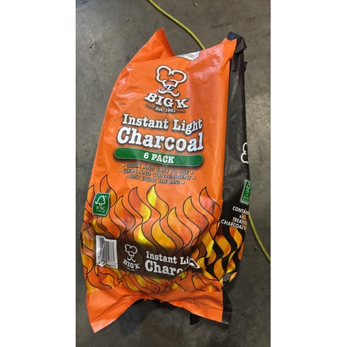 7450 - NEW BIG K INSTANT LIGHT CHARCOAL 6 PACK