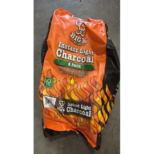 7451 - NEW BIG K INSTANT LIGHT CHARCOAL 6 PACK