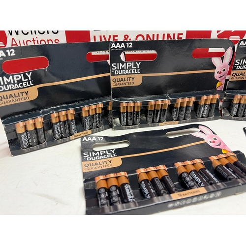 3146 - X5 SIMPLY DURACELL 12 AAA BATTERIES