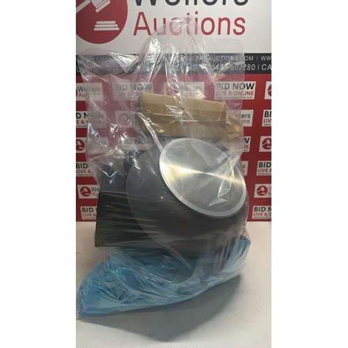 3161 - LARGE BAG OF ASSORTED HOUSEHOLD ITEMS INC LAURA ASHLEY FRYING PAN, FAUX LEATHER JEWELLERY BOX, FIRE ... 