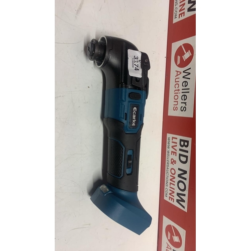 3174 - NEW ECLARKE CORDLESS OSCILLATING 6 SPEED TOOL