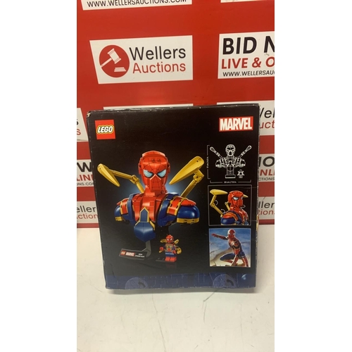 3309 - NEW LEGO MARVEL SET 76326 IRON SPIDER MAN BUST