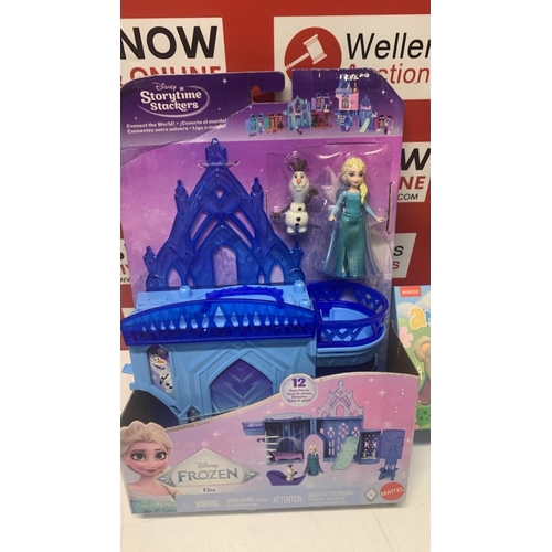 3311 - NEW DISNEY FROZENS ELSA PLAYSET & MINISO SURPRISE BOX FIGURINE