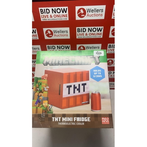 3326 - NEW MINECRAFT MINI FRIDGE