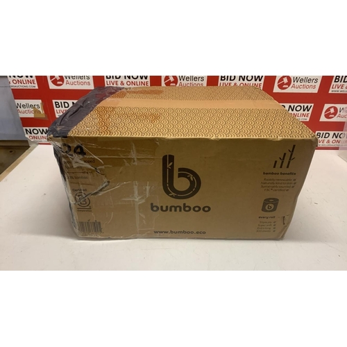 3333 - 24 ROLLS OF BUMBOO INDVIDUALLY WRAPPED SUPER SOFT TOILET ROLLS