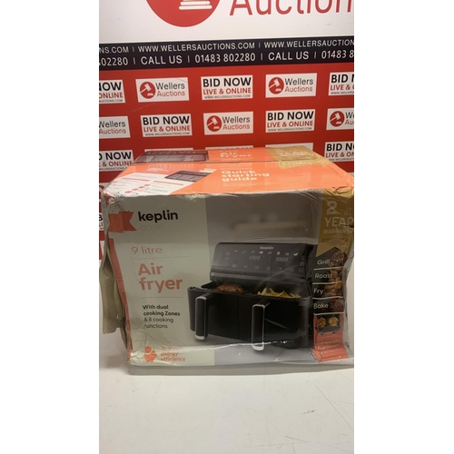 3336 - NEW KEPLIN DUAL ZONE 9LITRE AIRFRYER