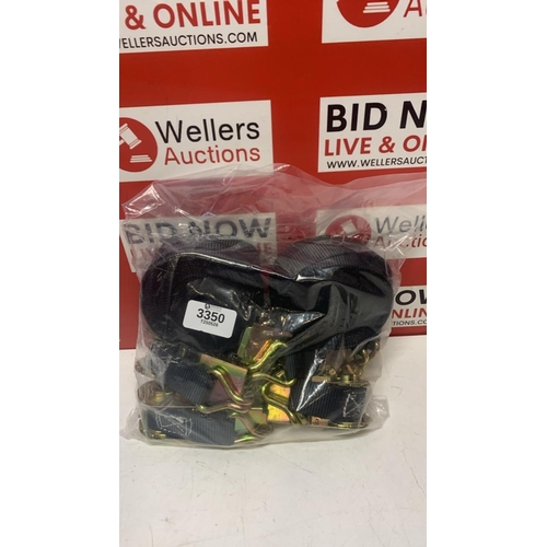 3350 - NEW SET OF RATCHET STRAPS